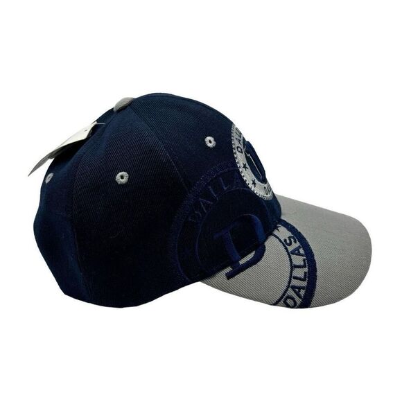 Dallas Seal with Shadow Adjustable Baseball Cap Adult Size - Picture 2 of 6